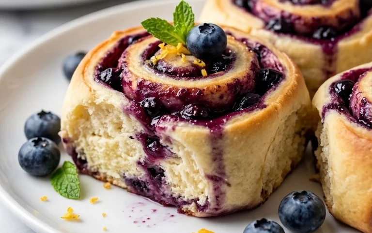 Blueberry Cheesecake Rolls