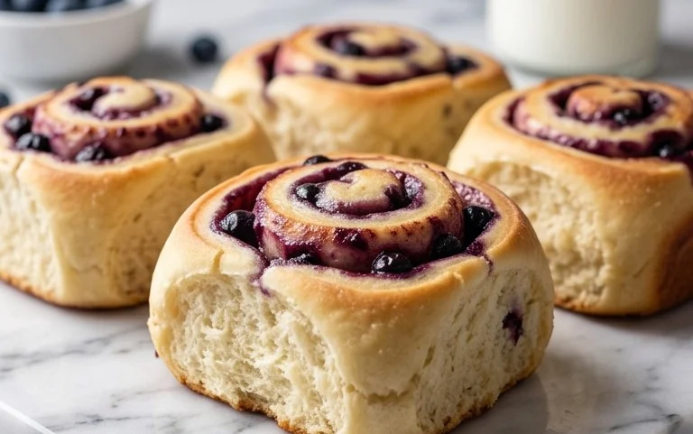 Blueberry Cheesecake Rolls-Delicious Dessert Recipe